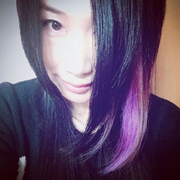 [Kuroneko no Instagram] 24/02/2016  Tive o meu cabelo tingido de violeta 👾✨ Como estou? 😊