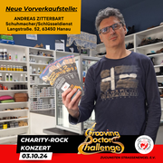 Neue Vorverkaufsstelle Schuhmacher Zitterbart