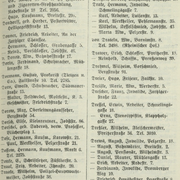Adressbuchauszug von Stargard in Pommern, 1935