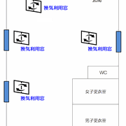 常時喚起の徹底で江南ジムのコロナ対策中