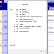 short cut window - ToDoList relevant