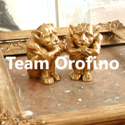 Vergoldete Skulpturen Gargoyle