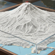 3D Printer 地形模型・等高線