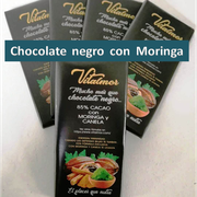 CHOCOLATE NEGRO CON MORINGA
