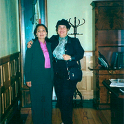 La Poeta Laura Obregón y Amalia García Medina Ex Gobernadora de Zacatecas