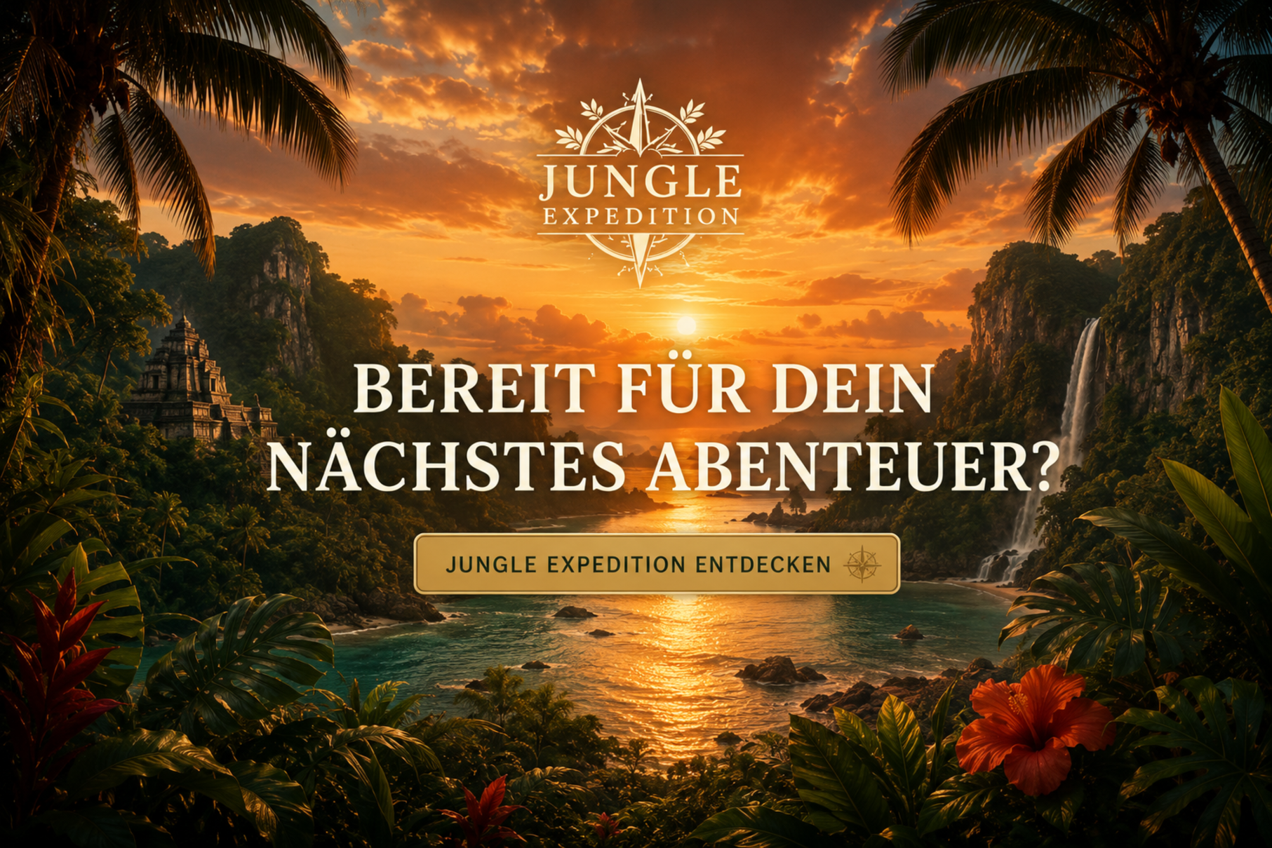 Bereit für das Abenteuer im Dschungel
