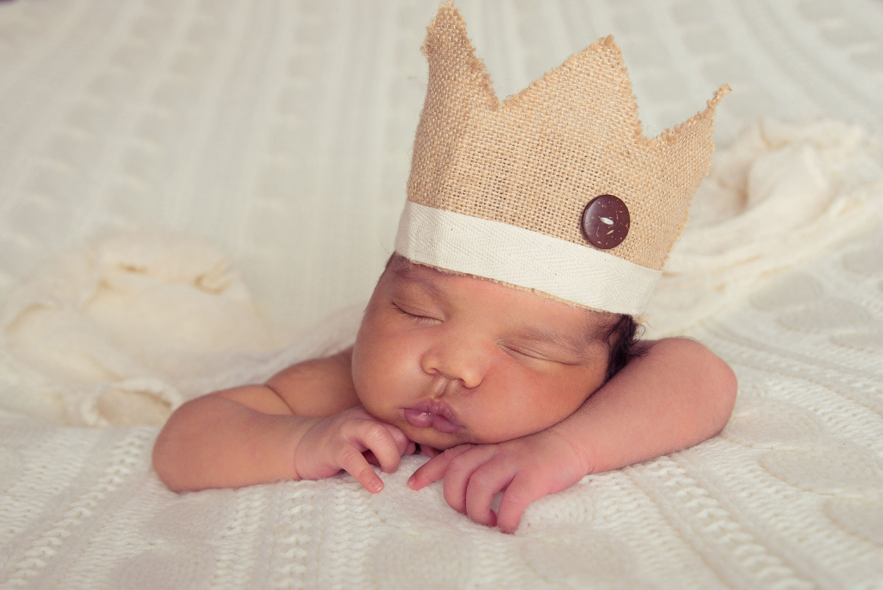 Newborn slaapt