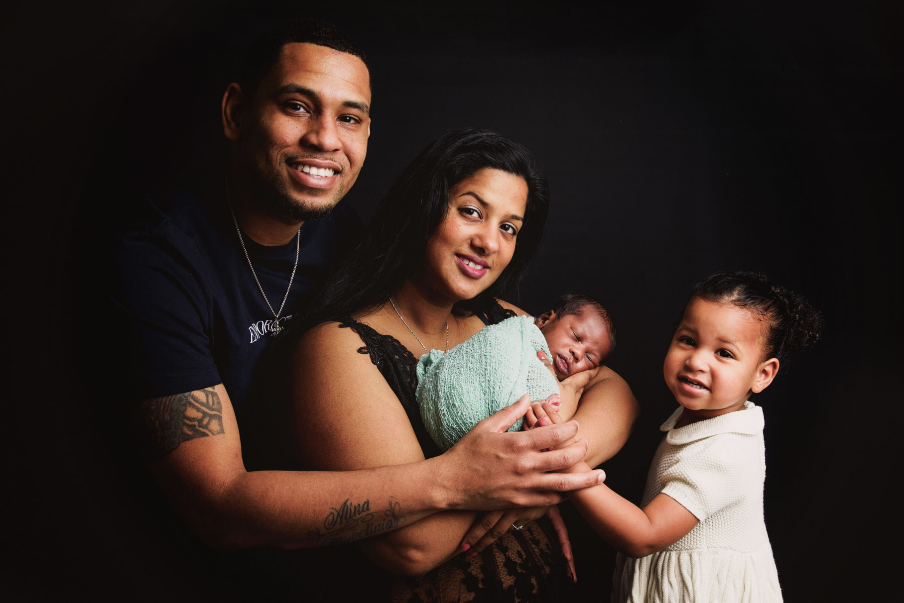 newbornshoot met gezin