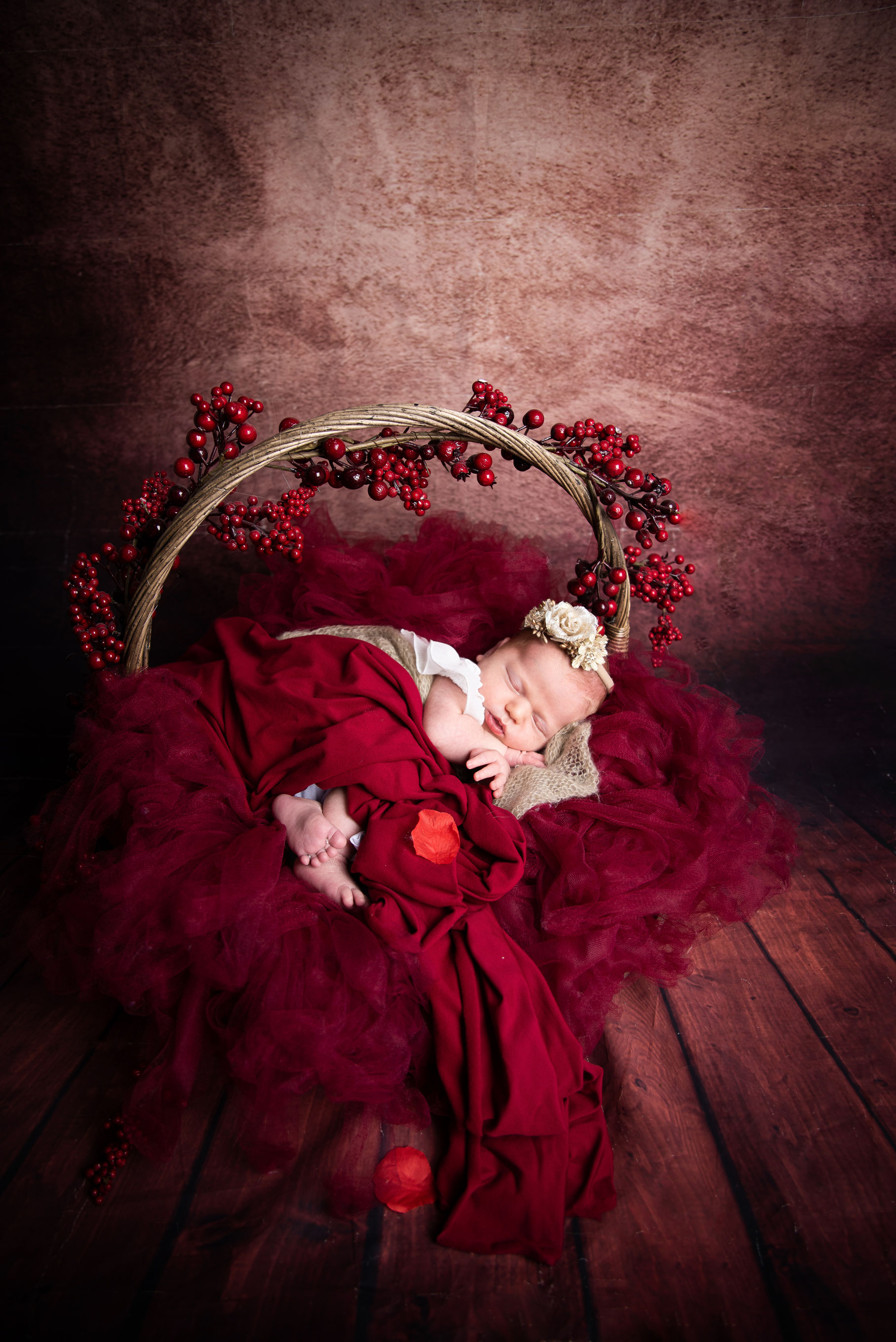 newbornshoot met mandje
