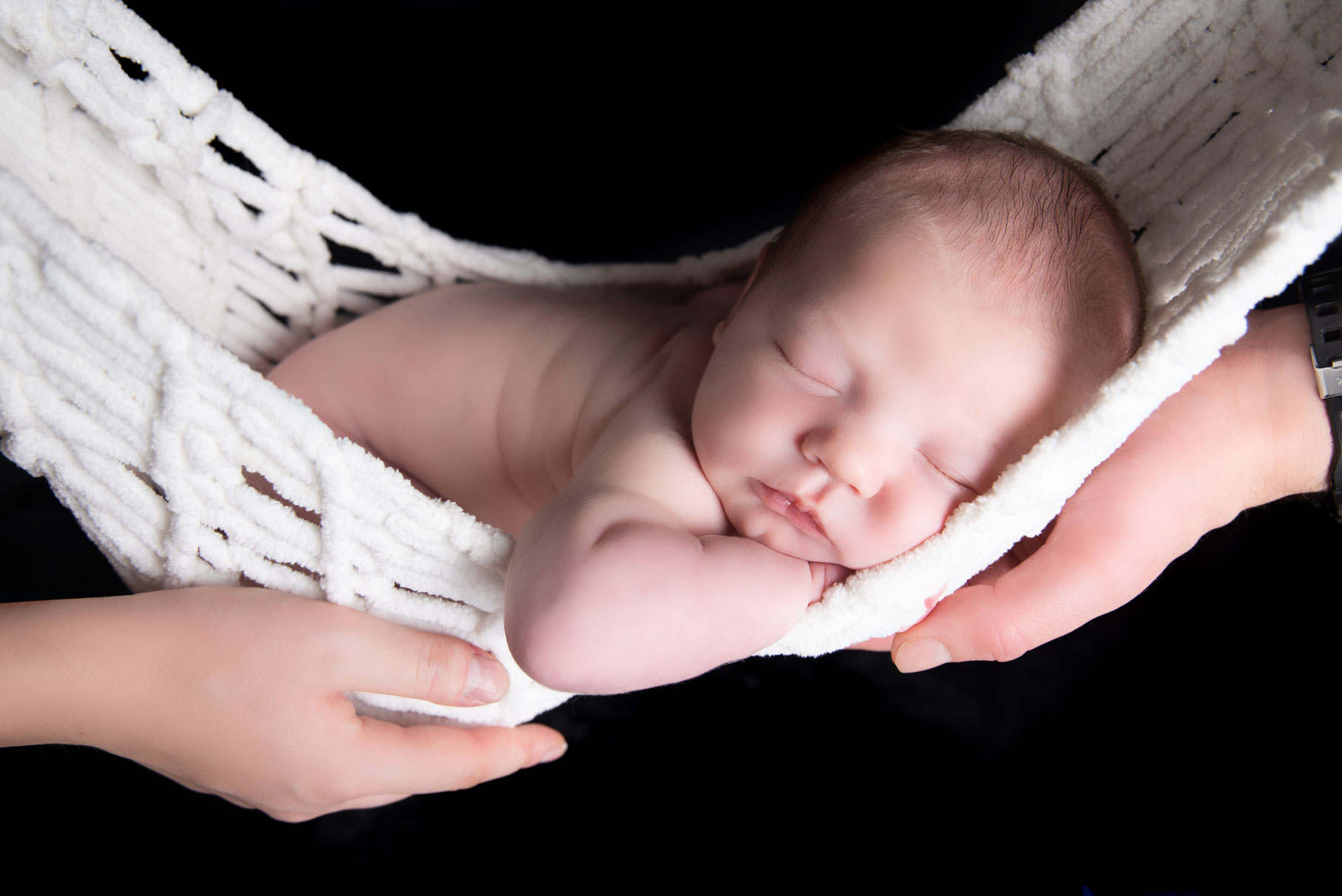 newbornshoot met netje