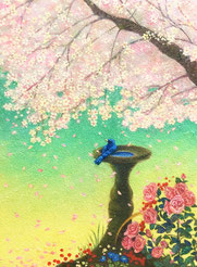 久遠の庭  常春　　長沼慧 /Nganuma Kei　Eternal garden everlasting spring/227×158mm/SOLD OUT