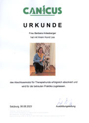 Abschlussmodul von Leiha bei CaniCus