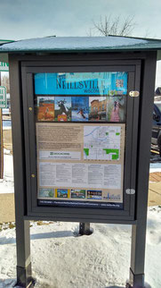 Information Kiosk, Outdoor Bulletin Board, Neillsville Wisconsin