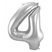 Folieballon Zilver 86 cm €3,99