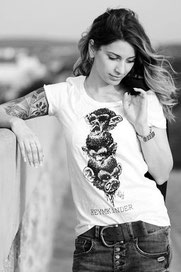 Damen Shirts aus Erfurt aus 100% Biobaumwolle Tattoo Art