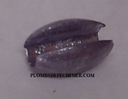 plombs de peche : OLIVE BOMBEE OUVERTE