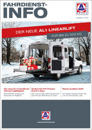 Titelblatt der Fahrdienst-Info 01/2025
