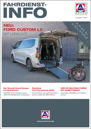 Titelblatt der Fahrdienst-Info 01/2025