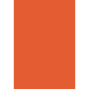Moosgummiplatte orange