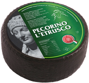 maremma pecora formaggio pecorino caseificio toscano toscana spadi follonica forma intera crosta nera neroitaliano origine latte italia classico semistagionato nero all'esterno