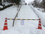 大雪の時の表参道