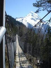 Hängebrücke über den Schipfenbach