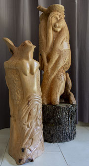 Olivier Legay vous propose des stages en Dordogne de sculpture sur bois.