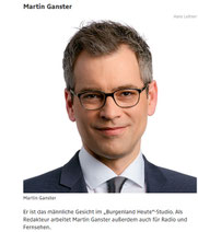 Martin Ganster - ORF- Burgenland-Moderator [(c) ORF Burgenland]