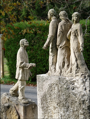 Détail de la sculpture de Frank Girard