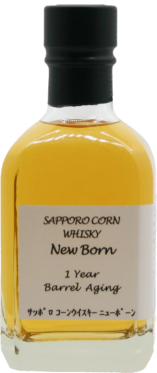 日本最大の Aging Barrel 1Year Born New WHISKY CORN SAPPORO 300ml 酒 - ウイスキー