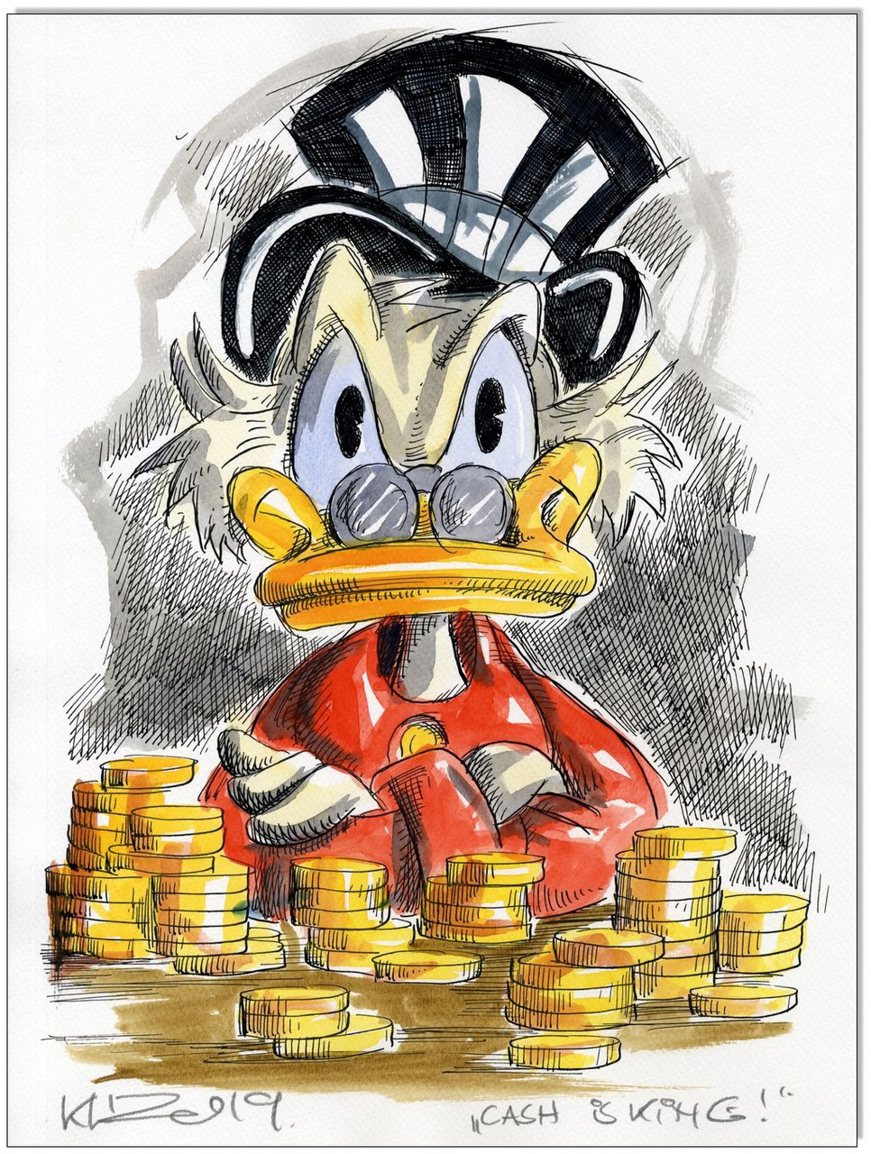 Dagobert Duck Cash Is King