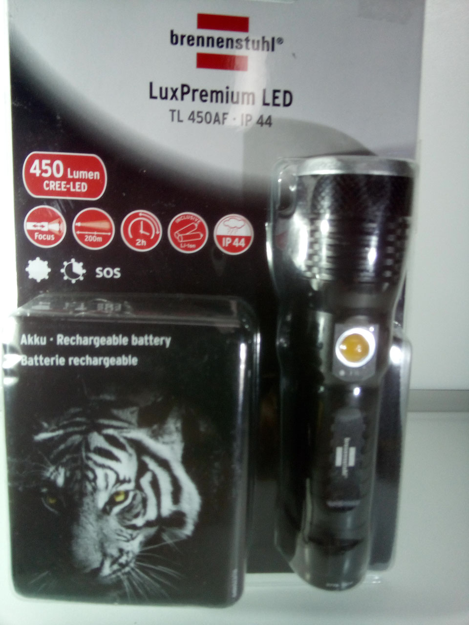 Brennenstuhl LED TaschenlampeLux Primera Lumen 80 