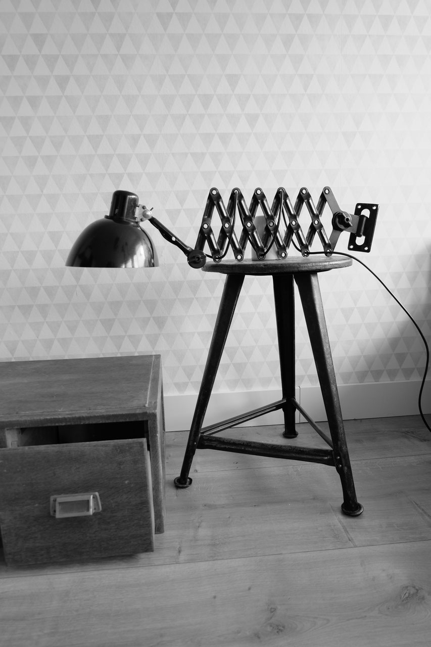Authentieke industriële en vintage lampen vintage, industrieel ...