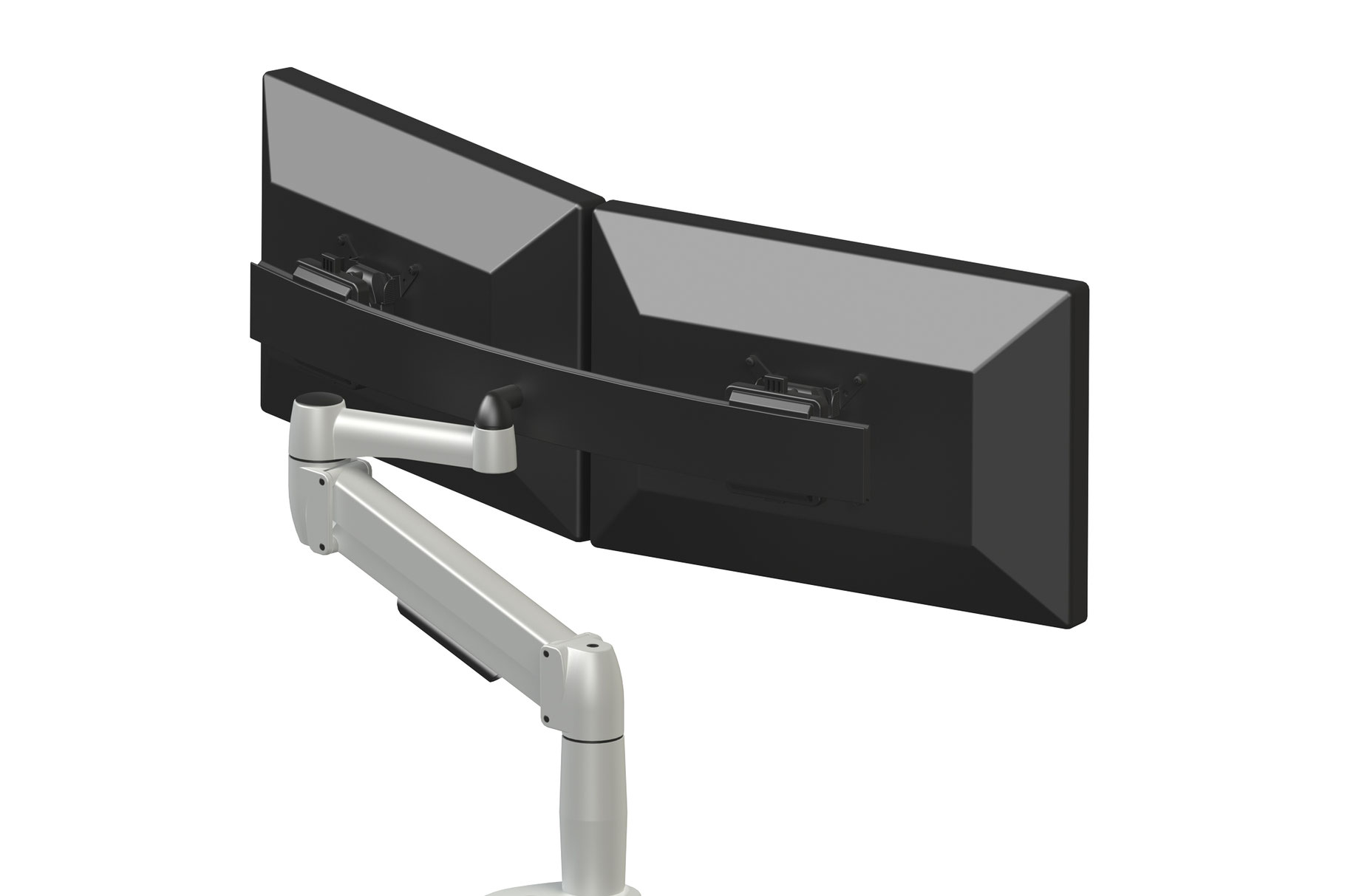 Space-Arm Beam Dual - Bras Support multi écrans -  -  Matériel et accessoires de bureaux ergonomiques