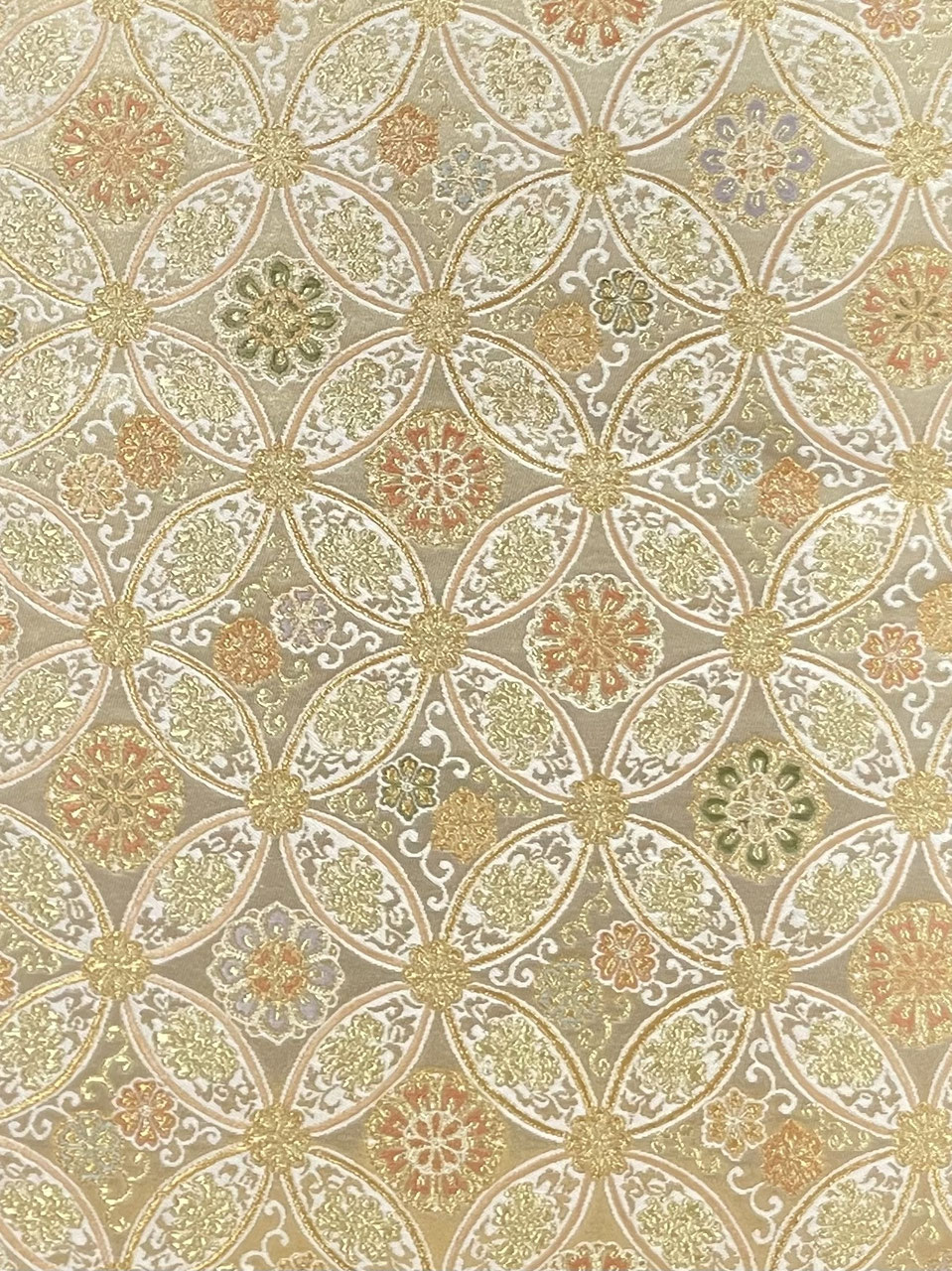 あやぱん　　訪問着　駒刺繍　道長破れ色紙花文　暈し染め　黒地　袋帯セット h-hanbai-nagoyaobi-a0170-01-1.