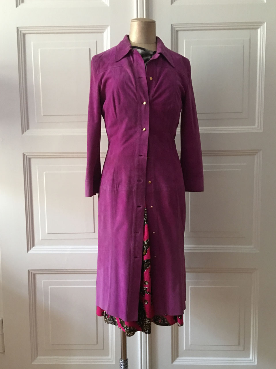 Versace suede jacket clearance