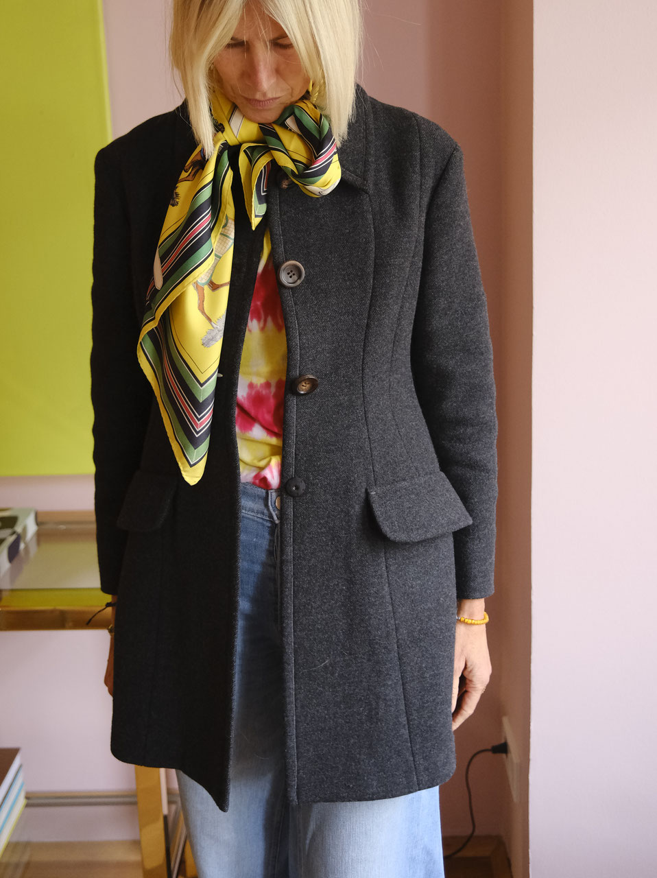 ジャケット・アウター 00s miu miu lana wool jacket archive Miu Miu embroidered-logo Wool Jacket | Grey | FARFETCH