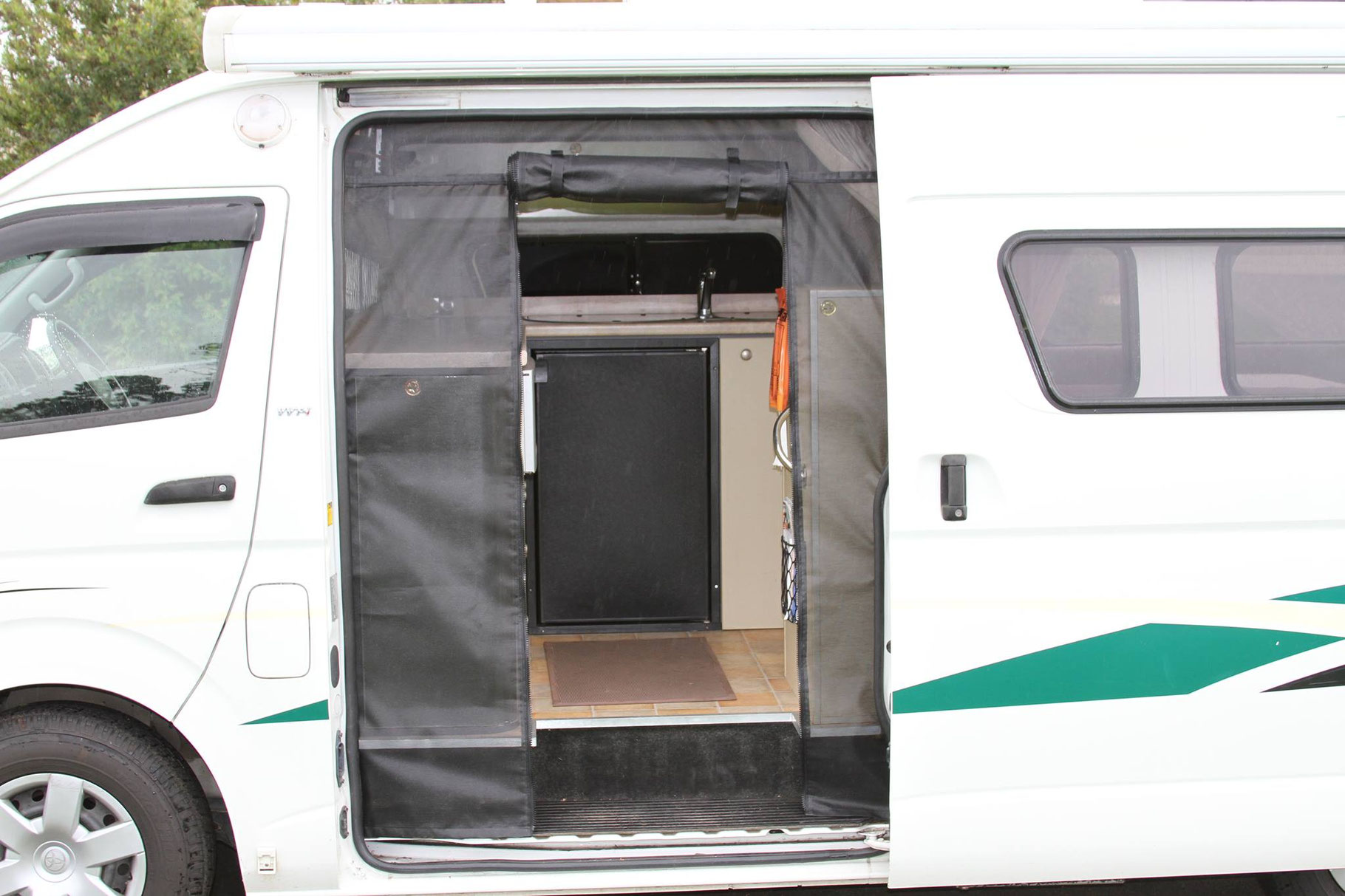 fly screens Southern Spirt Campervans true custom build RV's