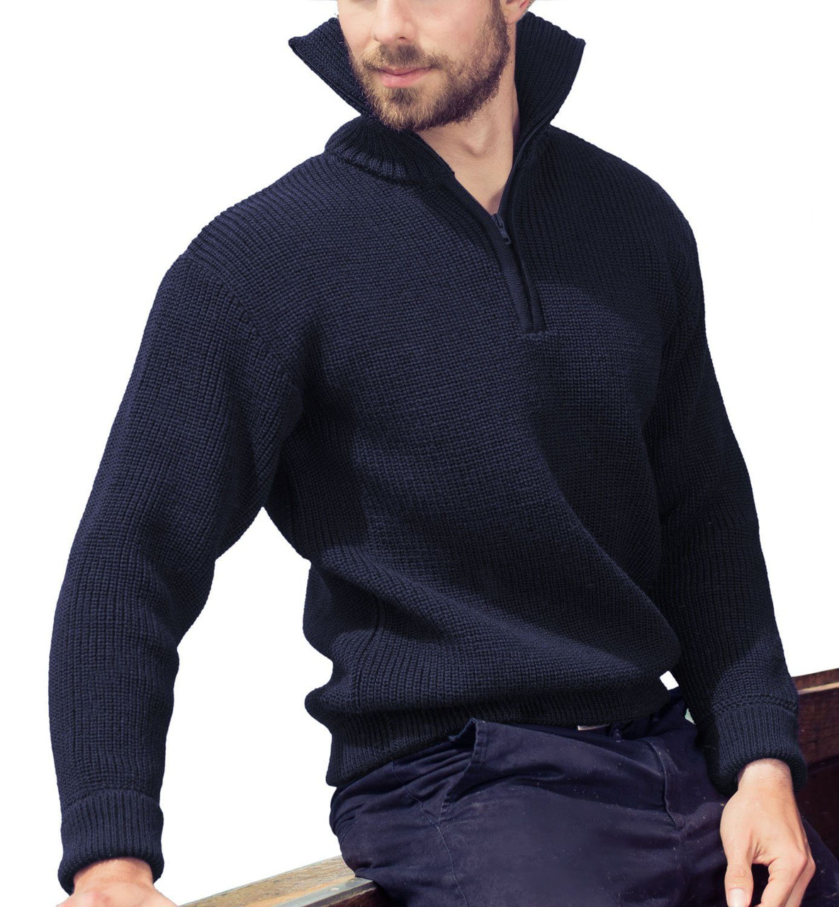 Wolle Hamburger Troyer Pullover MELA Rippstrick Troyer UDAI