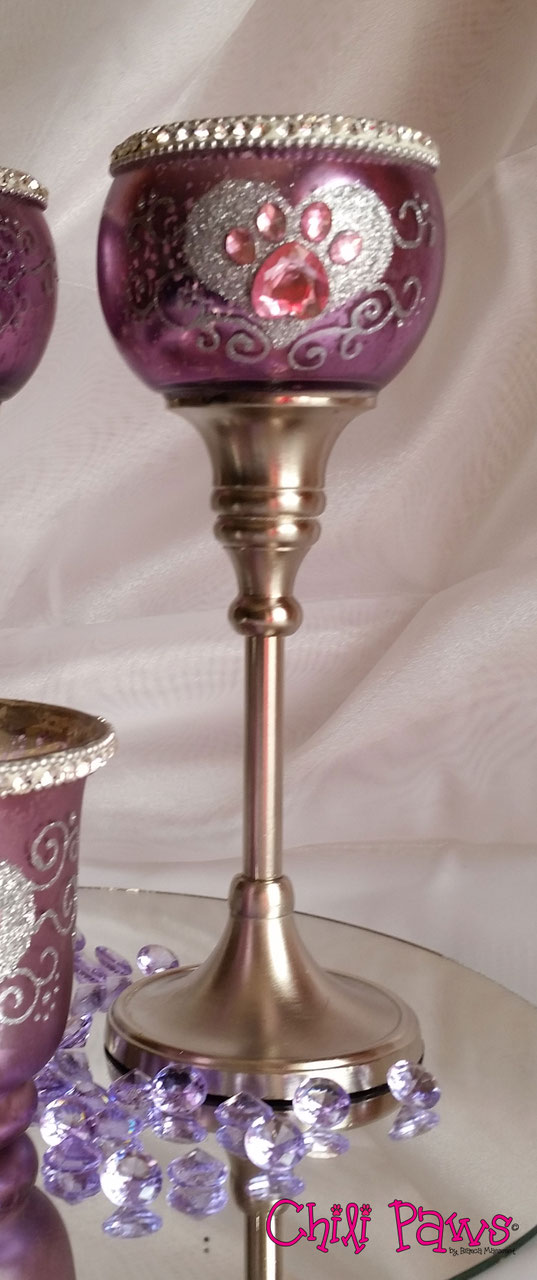 Tea Light Holders Chili Paws by Bianca