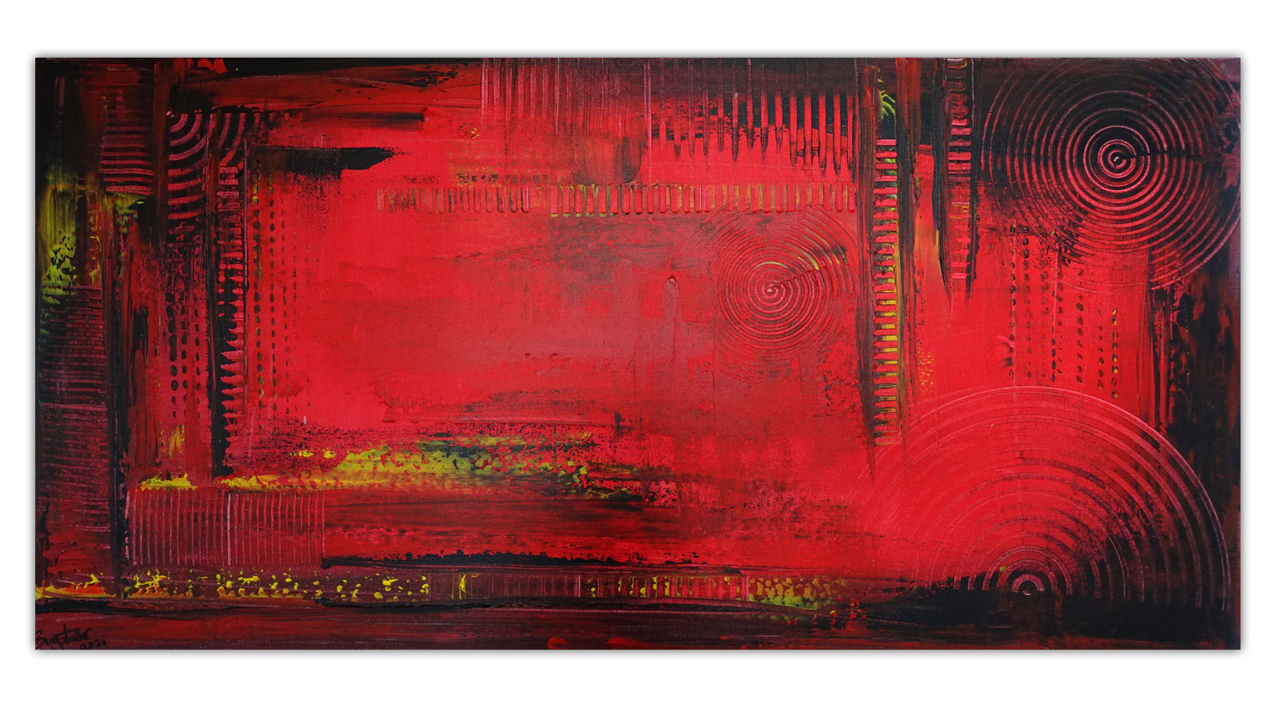 Featured image of post Abstrakte Malerei In Rot / Dies ist ein echter malerei, kein print, poster oder transfer.