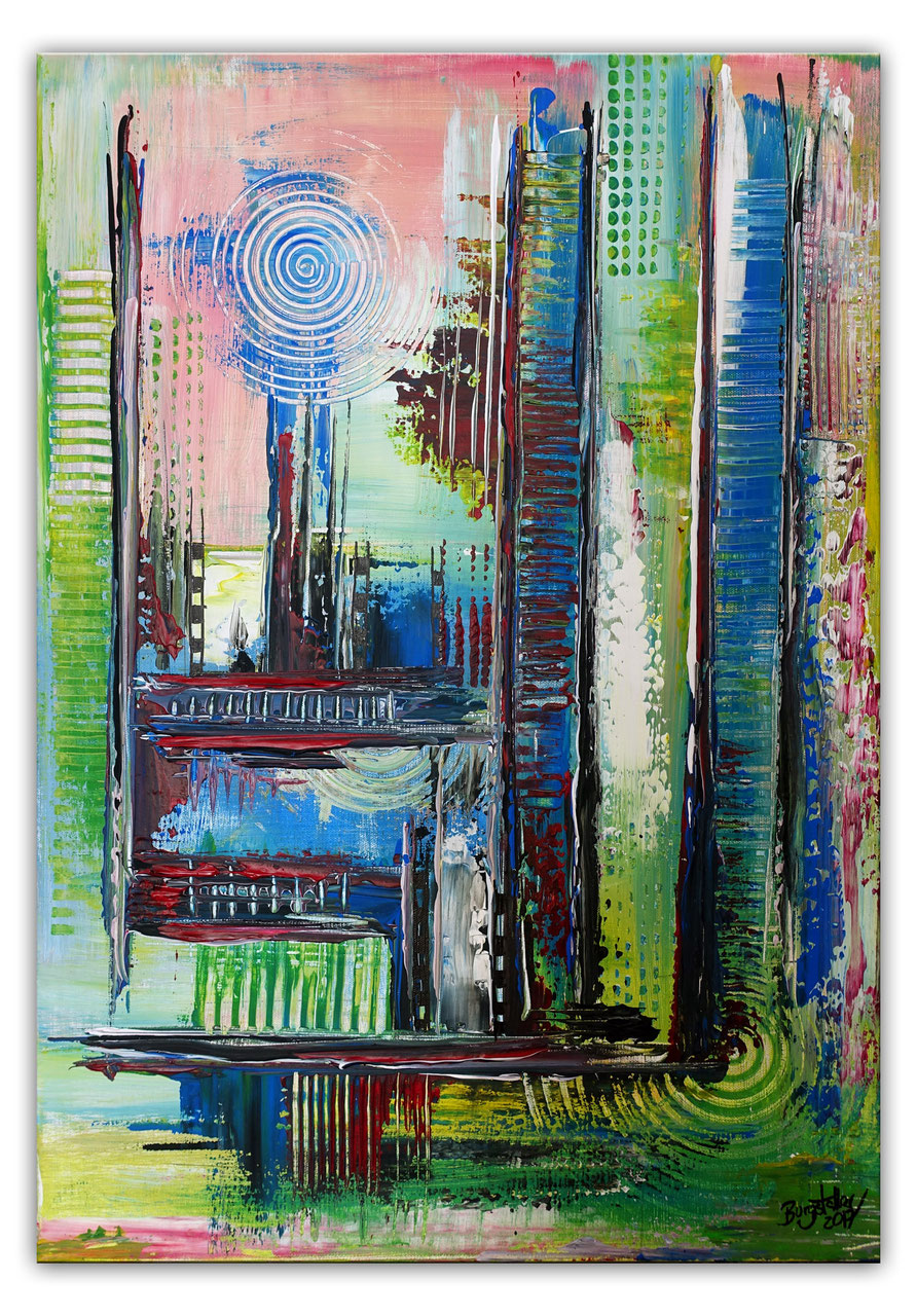 Jungle Abstrakte Kunst Kunstler Bild Kaufen Burgstaller