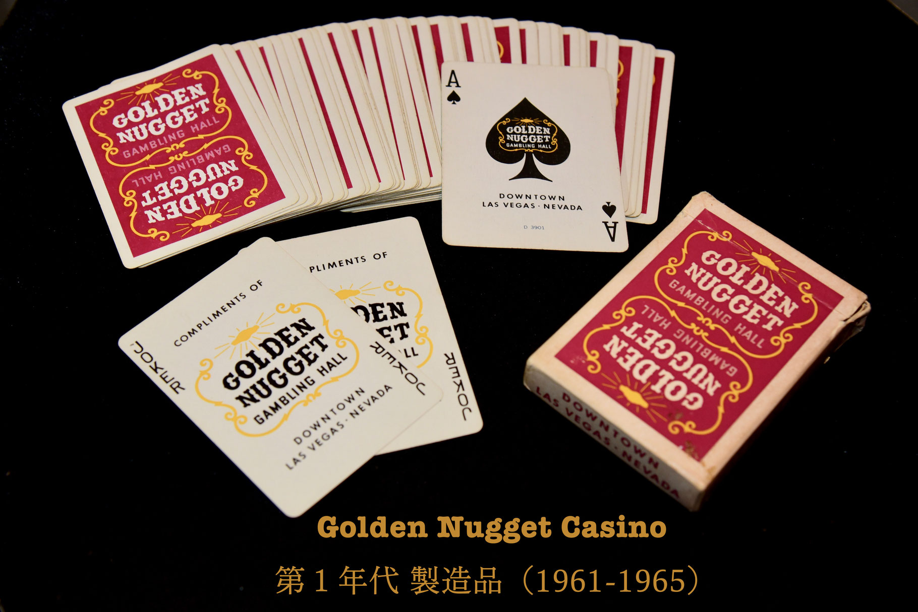 未使用 Golden Nugget 赤 ゴールデンナゲットオールドデック ...