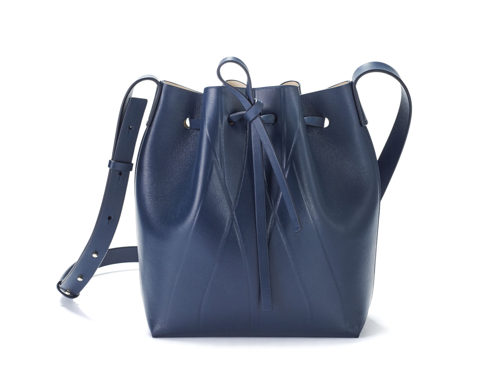 GEO BUCKET BAG MINI blue/ Beuteltasche mini ALESYA ORLÓVA