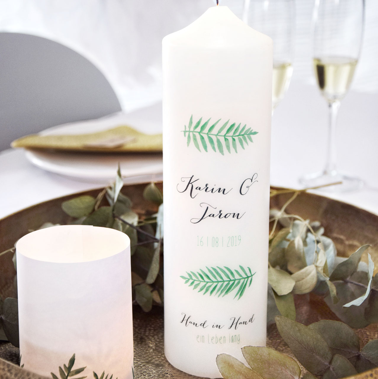 Hochzeitskerze Ein Leben Lang Machs Licht An