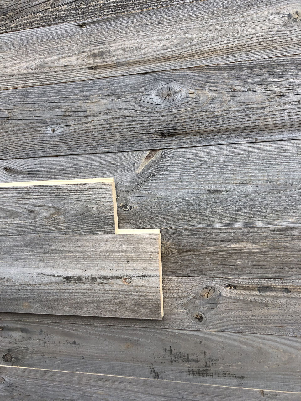 Altholz Rustikale Wandverkleidung Sonnenverbrannt Grau Vintage Holz