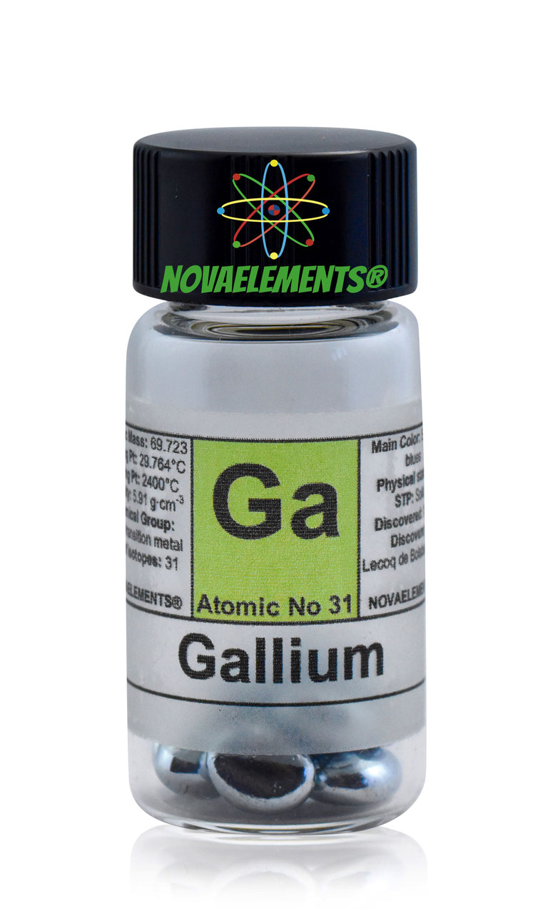Buy Gallium metal pellets element 31 sample Nova Elements