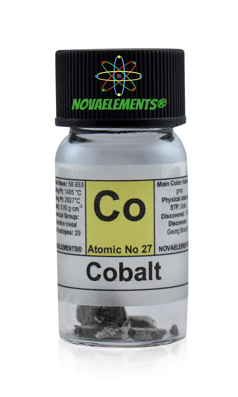 80 gram 2.82 Oz 99.93% Cobalt metal pieces element 27 sample 