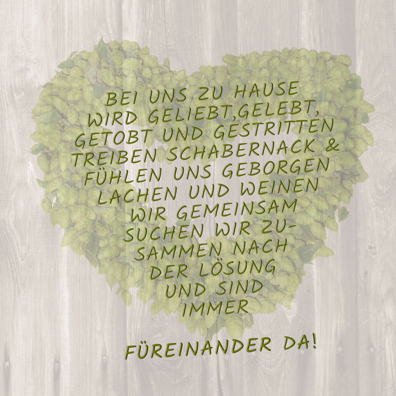 BEI UNS ZU HAUSE - Hopfenbilder Fotografie Bildgestaltung