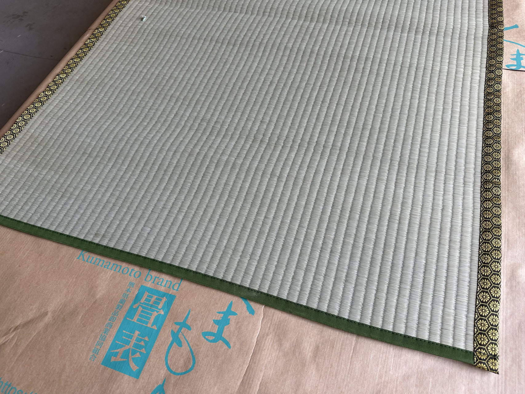 水の子会 敷ござ 2畳熊本県産減農薬泥染仕様